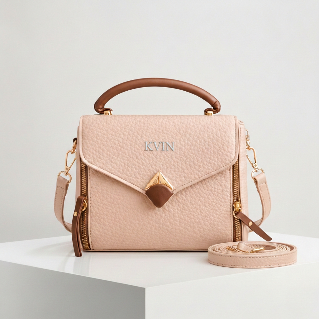 KVIN Luxe Baby Pink Mini Satchel